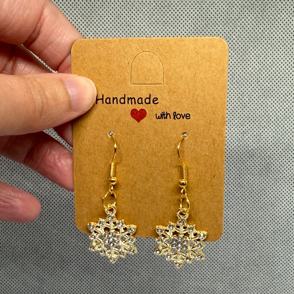Handmade Snowflake Earrings